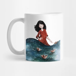 Mightier Than The Waves Mug